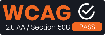 This Website is Passed for WACG 2.0 and Section 508